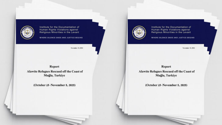 The current situation of the Alawite refugees from Syria rescued off the coast of Muğla on 15th October 2025